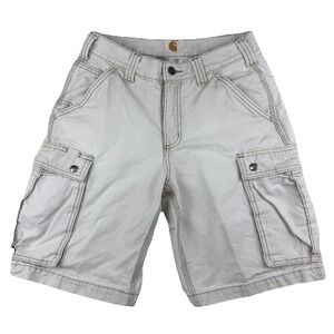 Carhartt Cargo 100277 Shorts Mens 29 Beige Tan Khaki Y2K Construction 90s Men